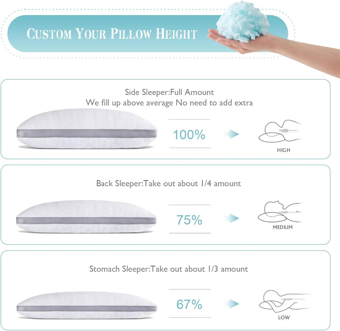 Cooling Comfort Pillow™ – Blijf de Hele Nacht Koel & Slaap Dieper