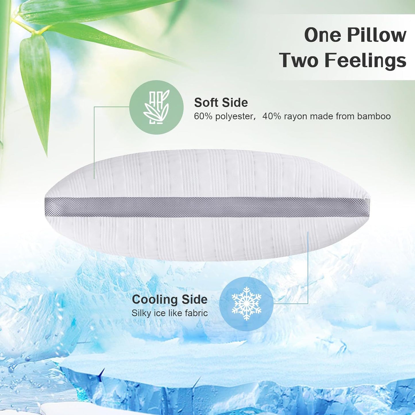 Cooling Comfort Pillow™ – Blijf de Hele Nacht Koel & Slaap Dieper